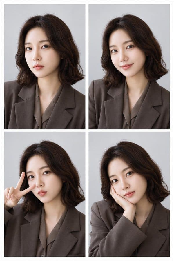 네컷 사진 예시 결과