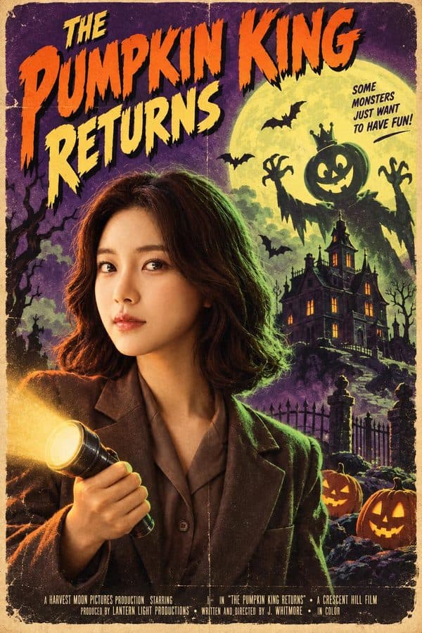 할로윈 영화 포스터 예시 결과